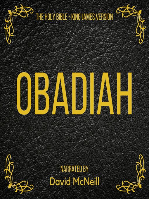Cover image for The Holy Bible--Obadiah